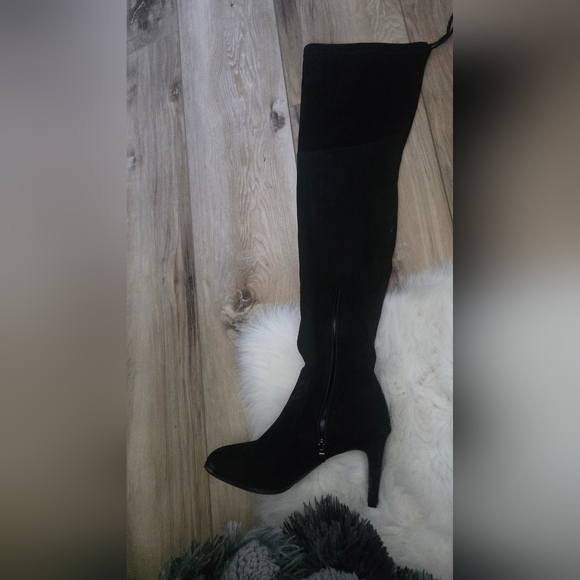 CATHERINE CATHERINE MALANDRINO Sorcha Boots knee high Black size 10 - Picture 6 of 9